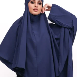 Navy Khimar Abaya